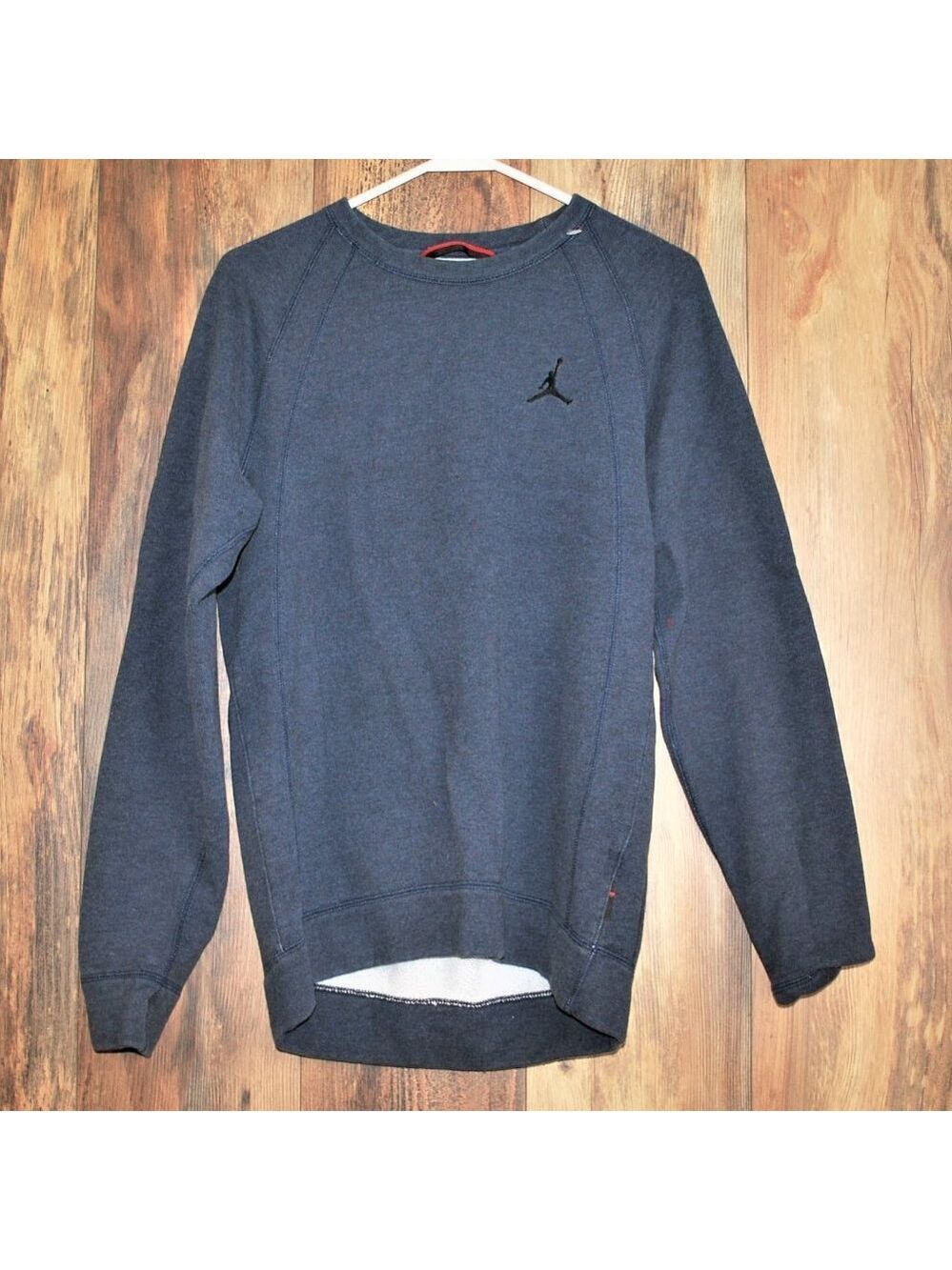 Vintage Air Jordan Sportswear Wing Fleece 1985 Sweatshirt Deep Blue Soft Size M